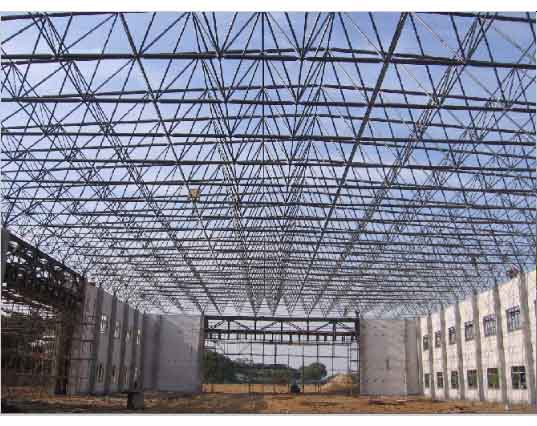 韶山湖南长沙5712飞机库网架工程