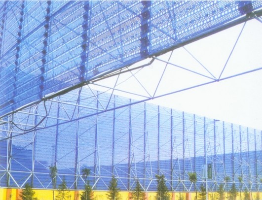 韶山环保扫风墙网架工程